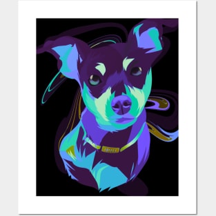 Dog in pop art Posters and Art